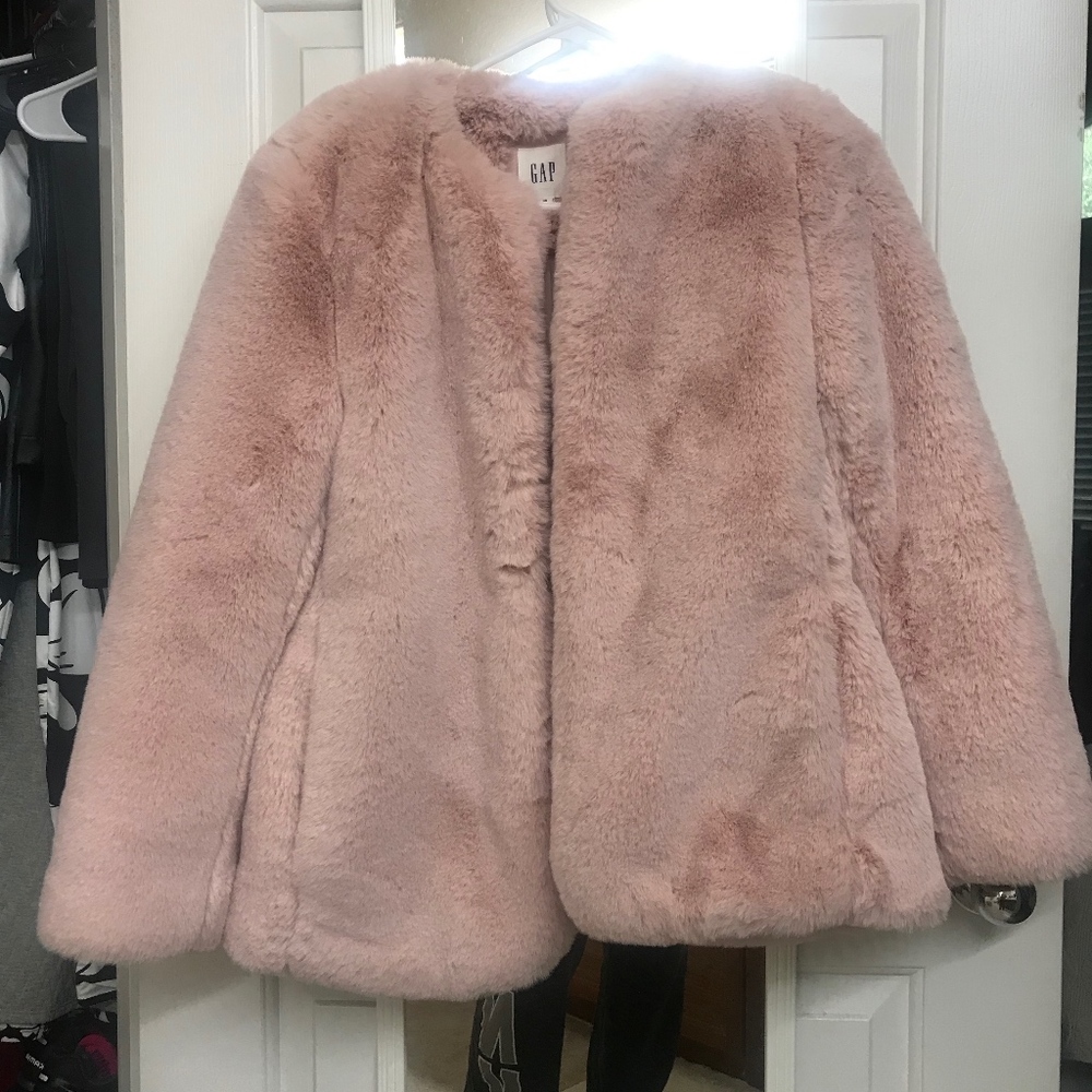 Gap Faux Fur Coat